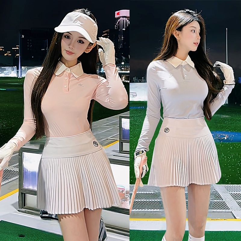 Pencil Skirt Midi - PL Spring Autumn Korean Golf Clothing