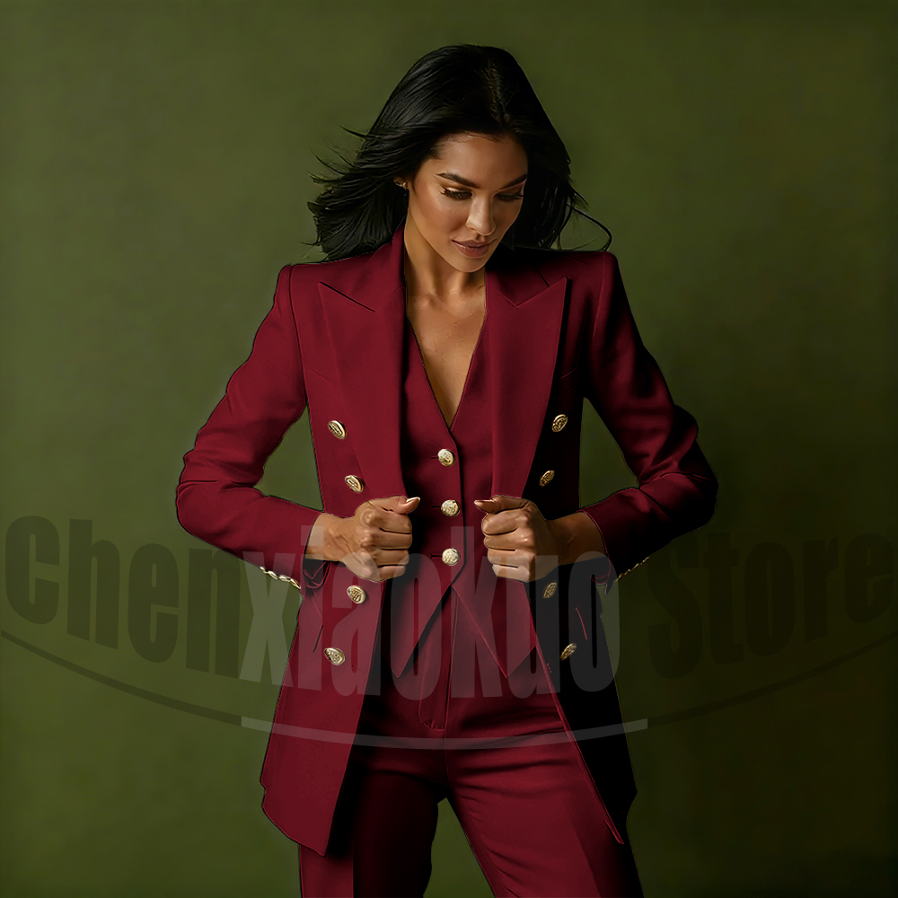 Women's Double Breasted Three  - Women Formal Wear Shirts 评论和价格