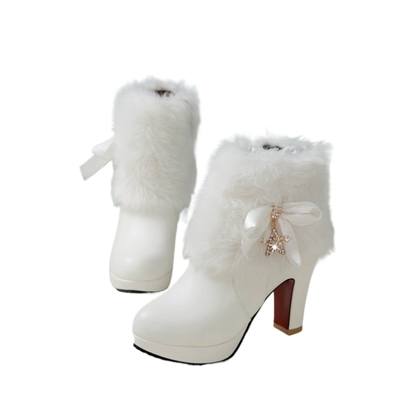 Snow Boots Womens Winter Warm  - Women Formal Wear For Wedding 评论和价格
