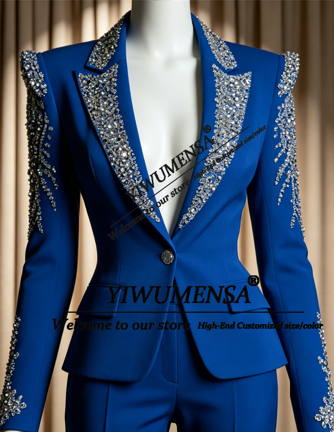Luxury Women Suits 2 Pieces Se - Formal Attire Woman 评论和价格