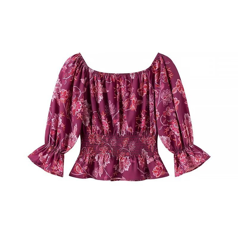 Women's Fashion Printed Off-Sh - Pencil Skirt Midi 评论和价格