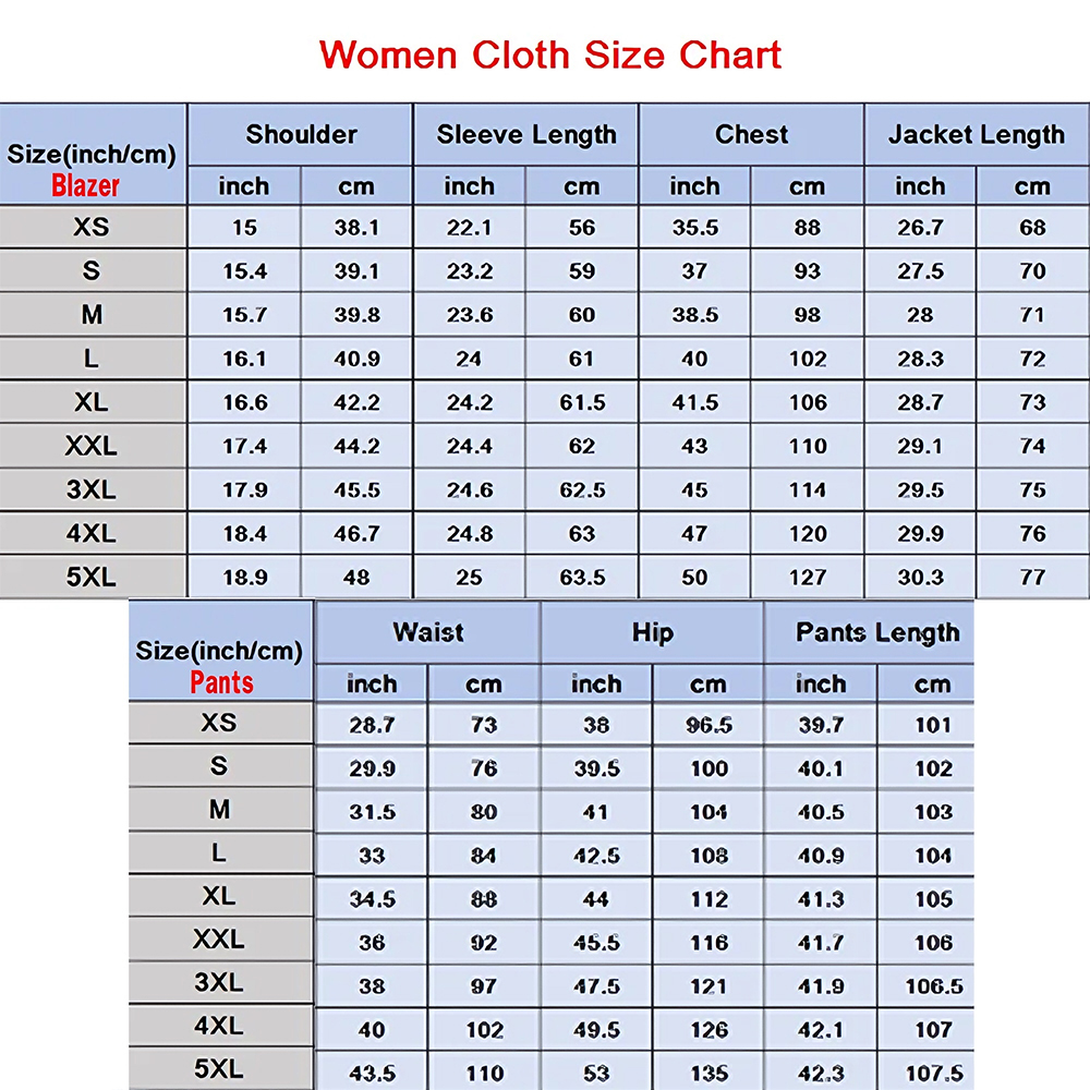 Fashion Red Women's Suits Blaz - Blazer Set Women Formal 评论和价格