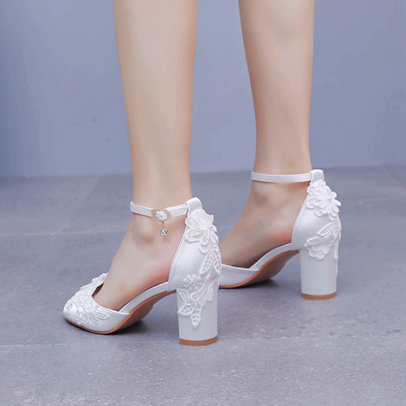 Women White Silk High Heels Su - Women Formal Wear For Wedding 评论和价格