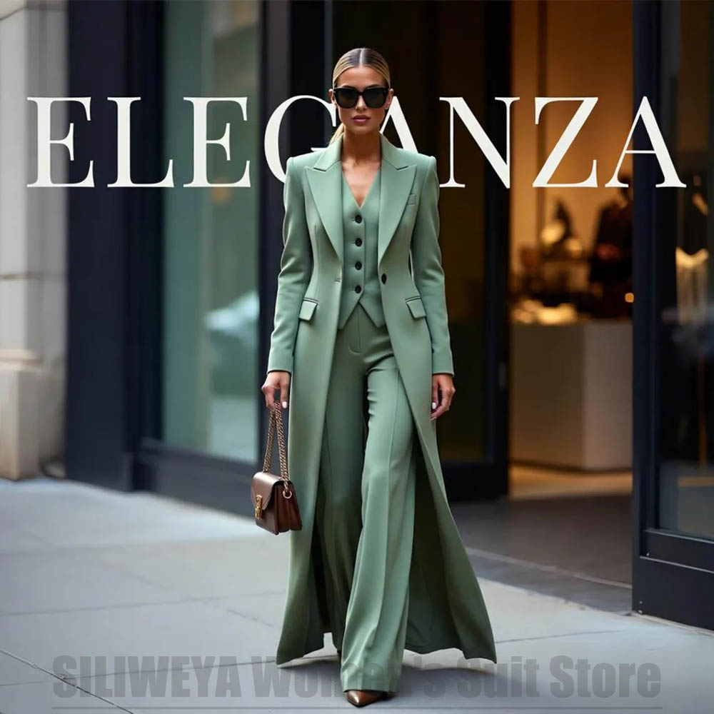 Chic Women's Suit Set Three Pi - Women Formal Wear Shirts 评论和价格