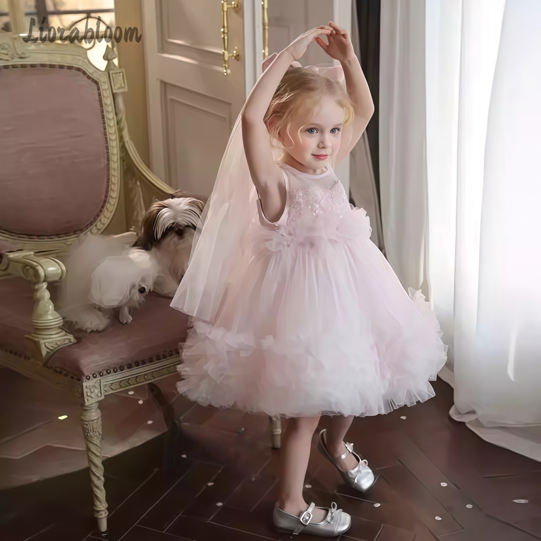 Girls' Tulle Gown Layered Skir - Formal Attire Woman 评论和价格