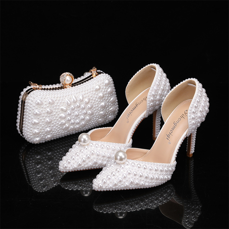 Bag and Shoe Set for Women Pea - Women Formal Wear For Wedding 评论和价格