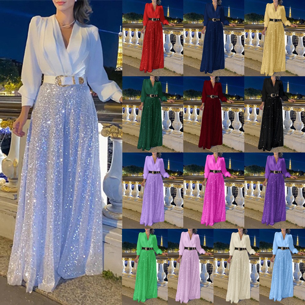 Spring Women's Clothing V Neck - Women Formal Blouses For Evening Wear 评论和价格