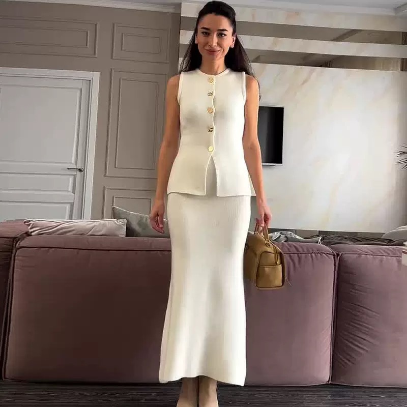 Round-neck Single-breasted Sle - Women Formal Wear Tops 评论和价格