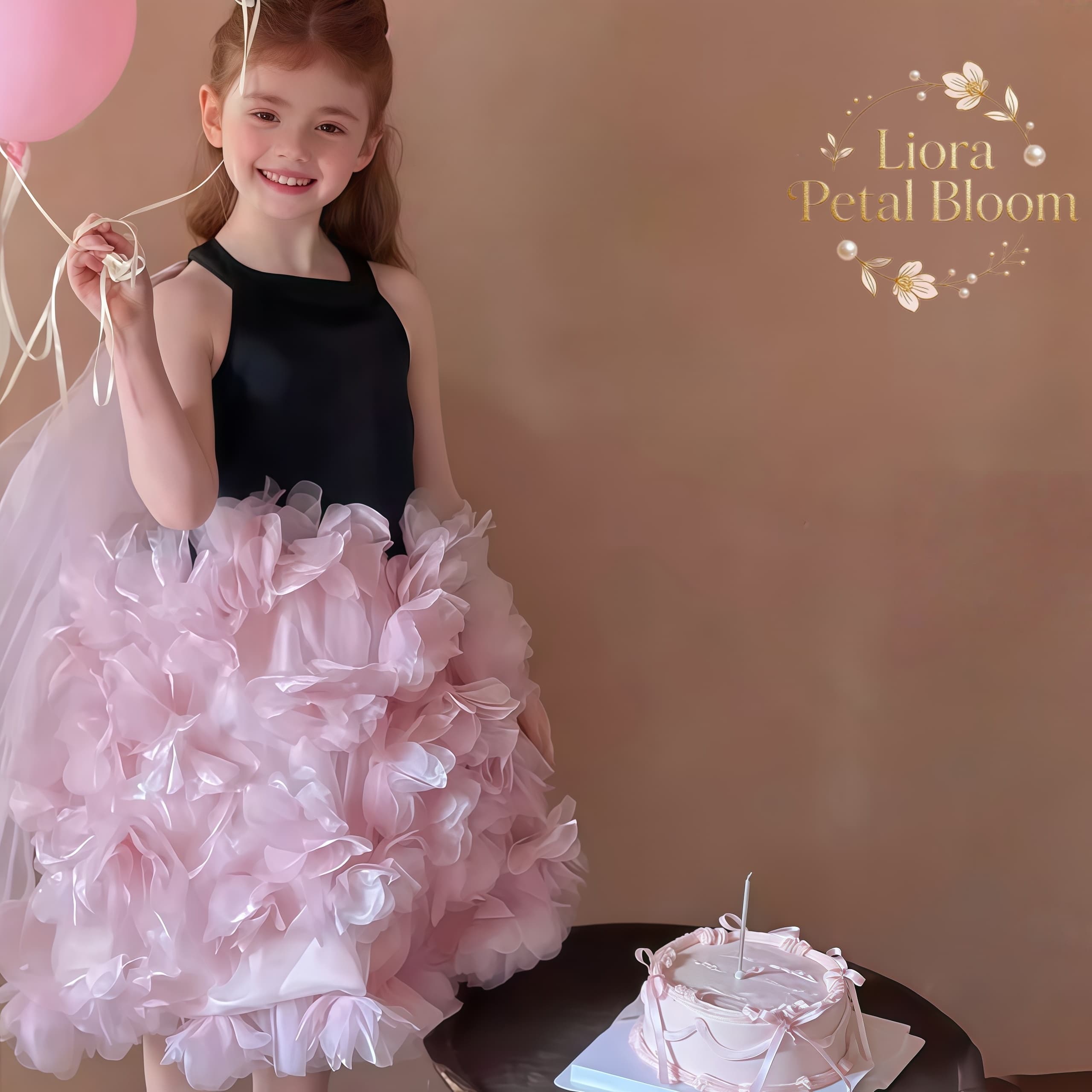 Girls' Black Floral Tulle Dres - Formal Attire Woman 评论和价格