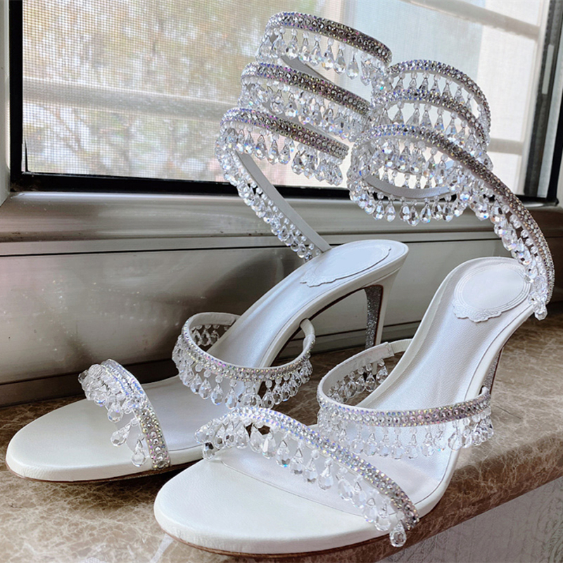 Summer Shiner Crystal Drop Hig - Women Formal Wear For Wedding 评论和价格
