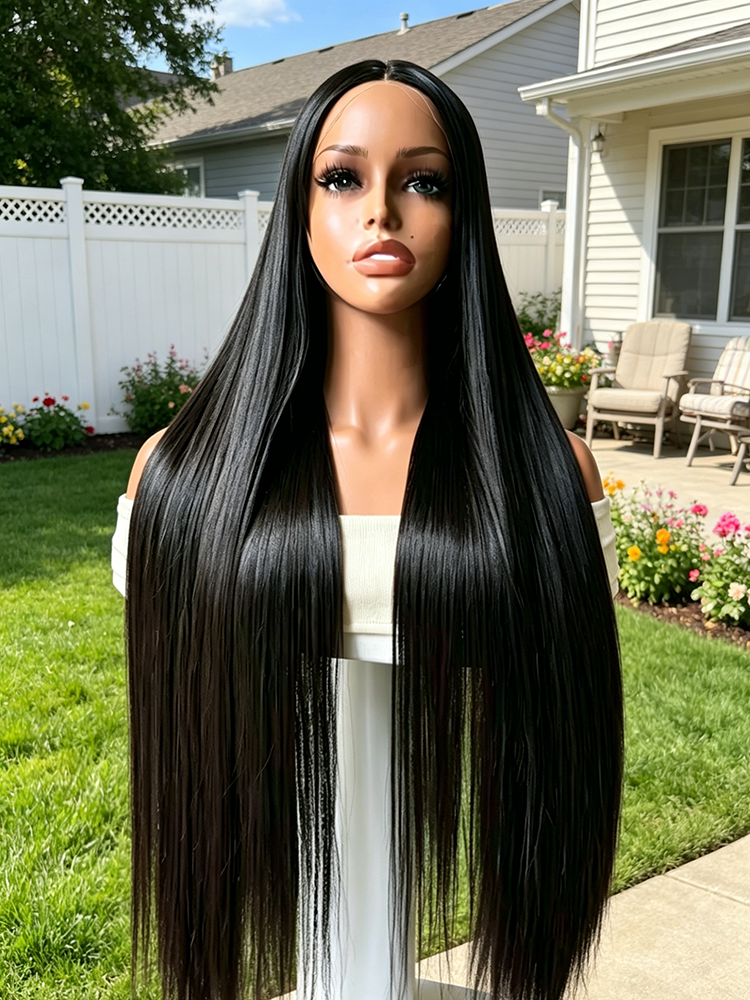 Bone Straight Human Hair 250%  - Formal Wear Hairstyles For Women 评论和价格