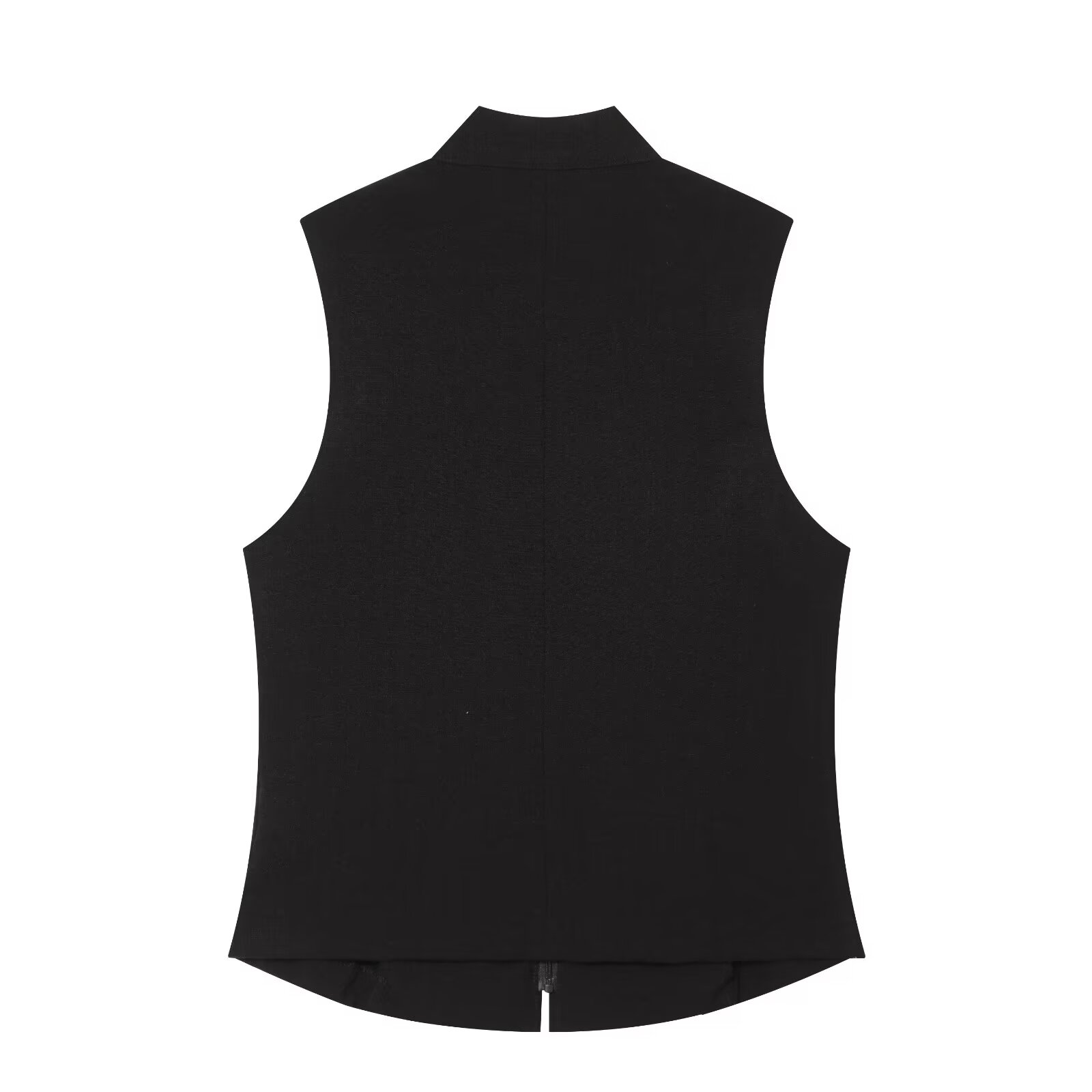 Women's Slim Fit Sleeveless Bu - Women Formal Wear Shirts 评论和价格