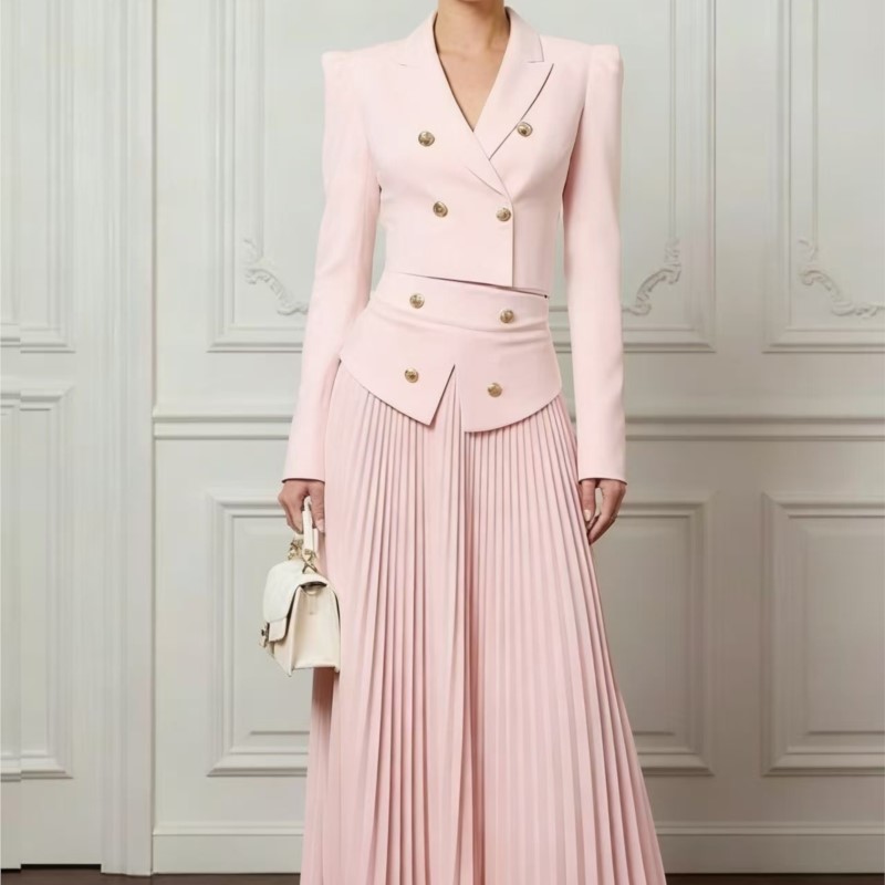 Elegant Temperament 2-Piece Se - Blazer Set Women Formal 评论和价格