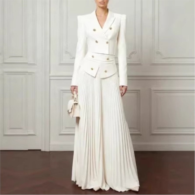 Elegant Temperament 2-Piece Se - Blazer Set Women Formal 评论和价格