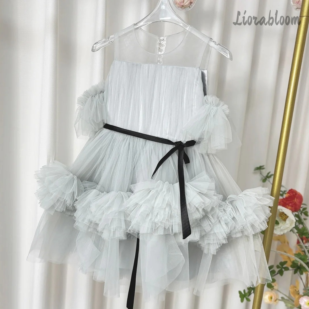 Girls' Exquisite Tulle Gown Cu - Formal Attire Woman 评论和价格