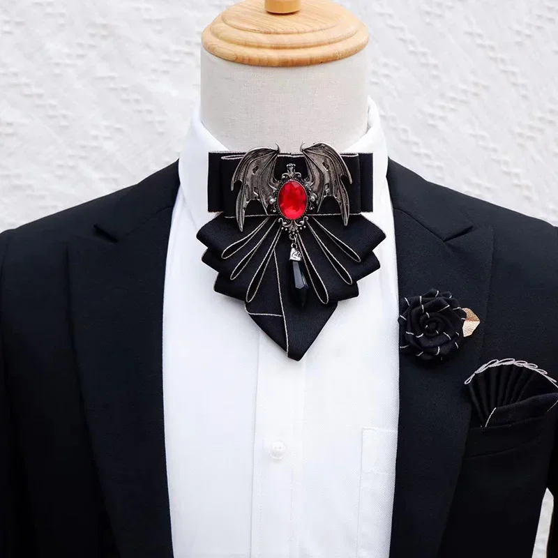 Men's Bow Tie Brooch Set Briti - Women Formal Wear Shirts 评论和价格