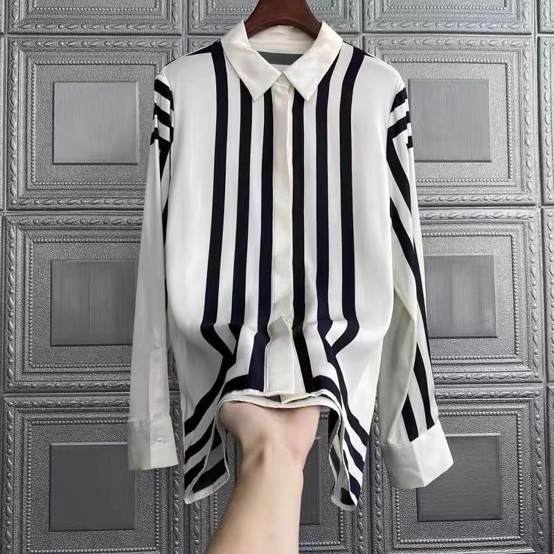 High Quality Silk Long Sleeved - Women Formal Wear Tops 评论和价格