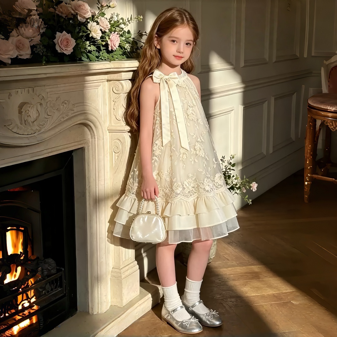 Girls Champagne Lace Tulle Dre - Formal Attire Woman 评论和价格
