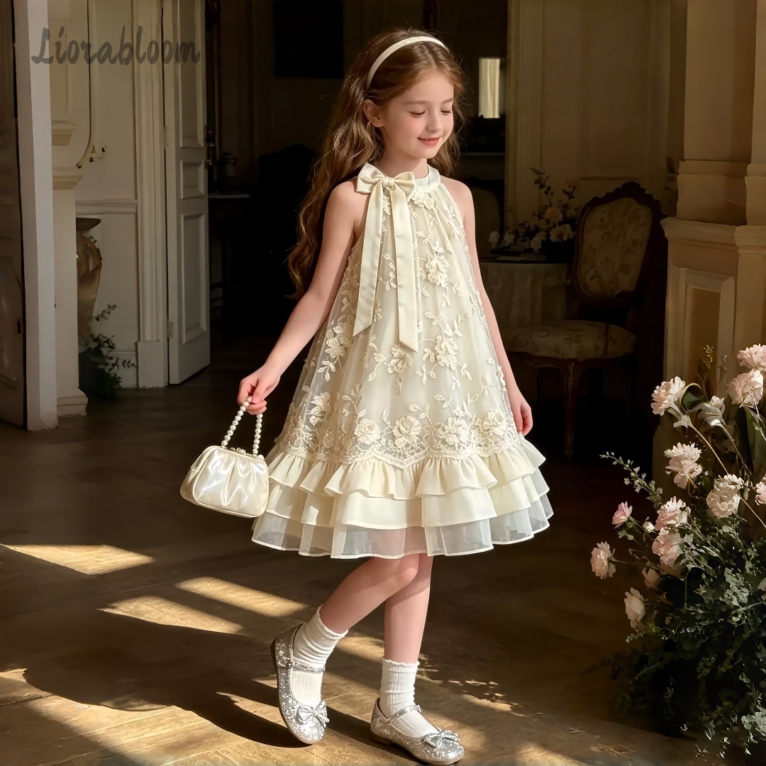 Girls Champagne Lace Tulle Dre - Formal Attire Woman 评论和价格