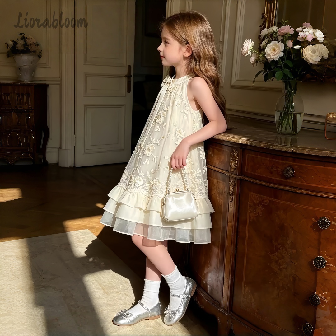 Girls Champagne Lace Tulle Dre - Formal Attire Woman 评论和价格