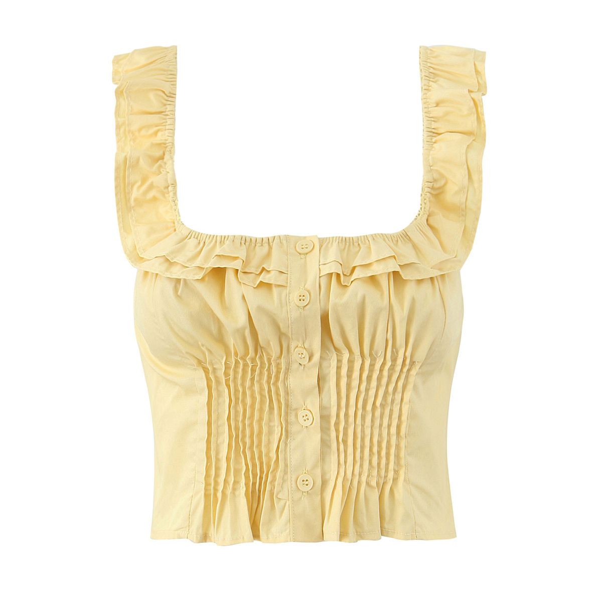 2025 Women Wood ears Ruffles S - Pencil Skirt Midi 评论和价格